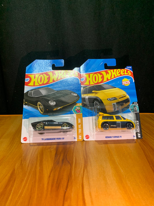 Lamborghini Miura & Renault Espace F1 Combo
