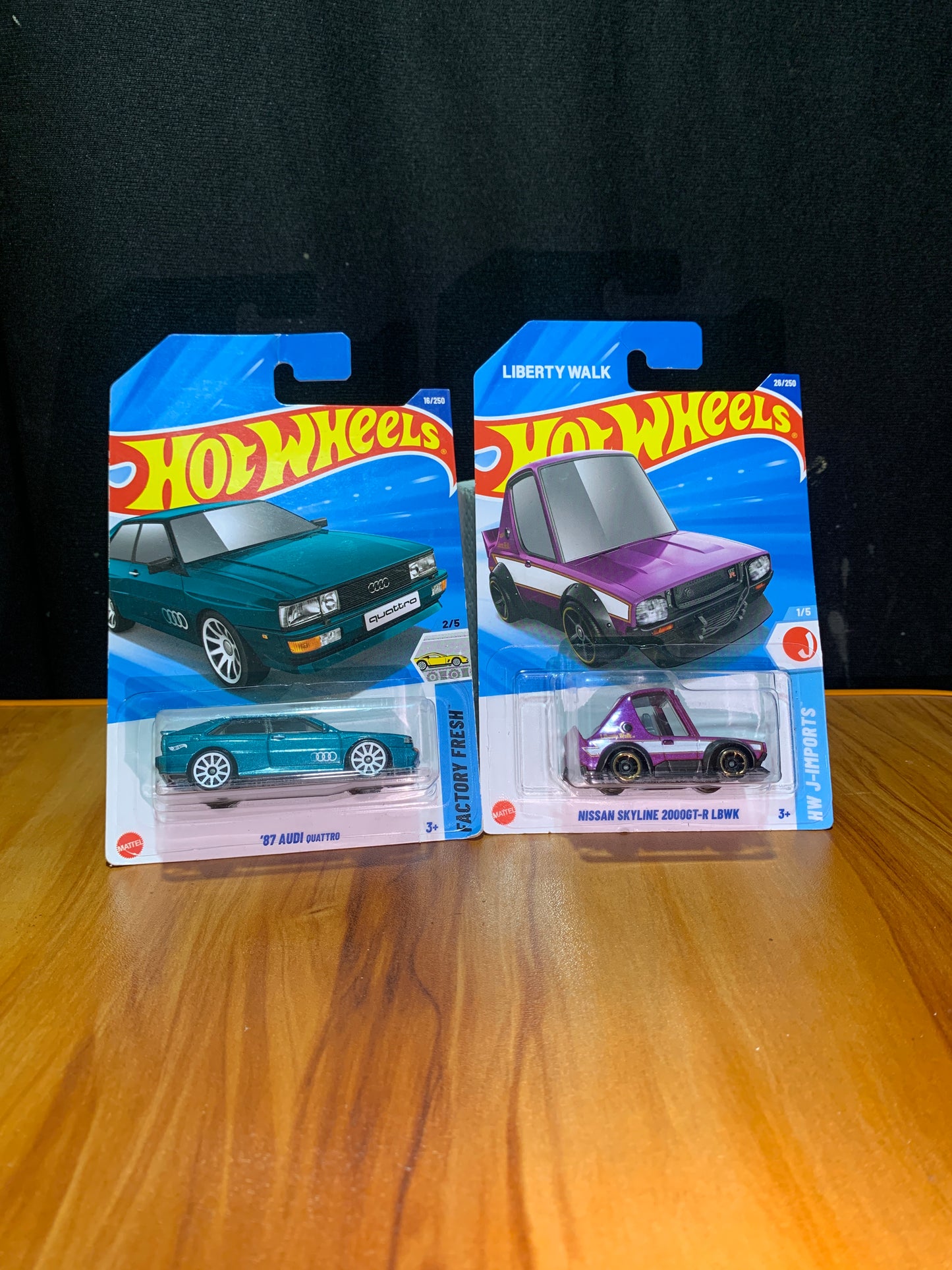 87 Audi Quattro & Nissan Skyline(tooned) Combo