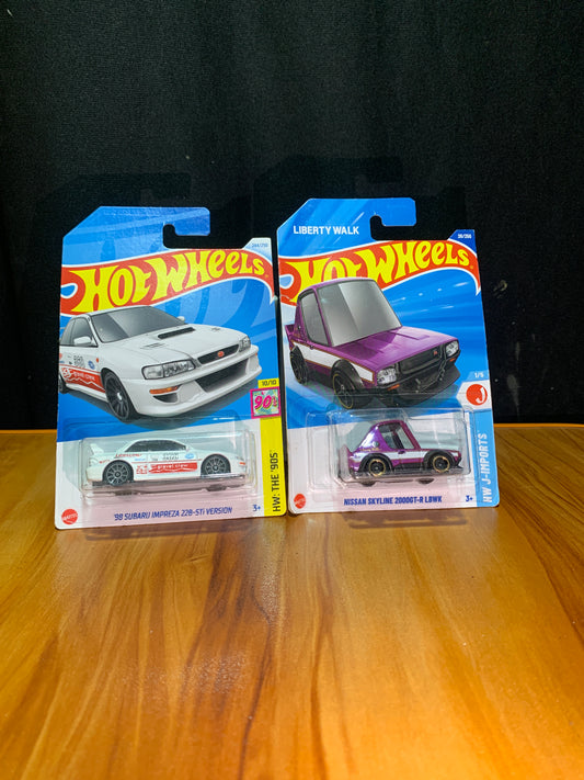98 Subaru Impreza 22B-Sti version & Nissan Skyline(Tooned) Combo