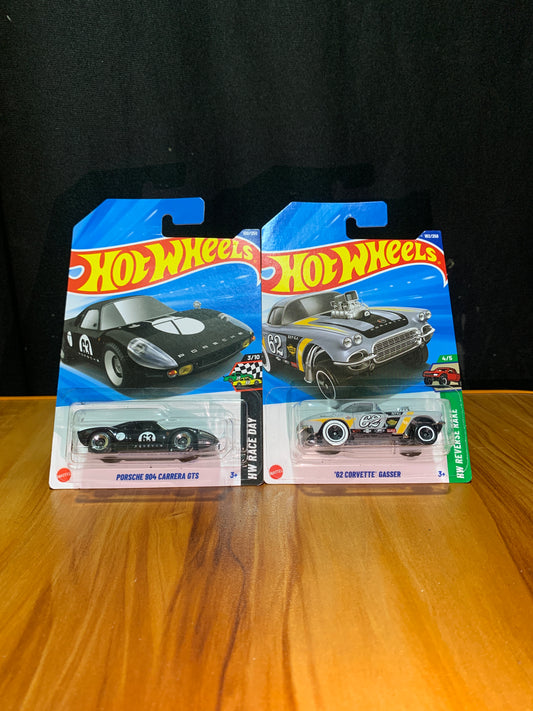 Porsche 904 Carrera gts & 62 Corvette Gasser Combo