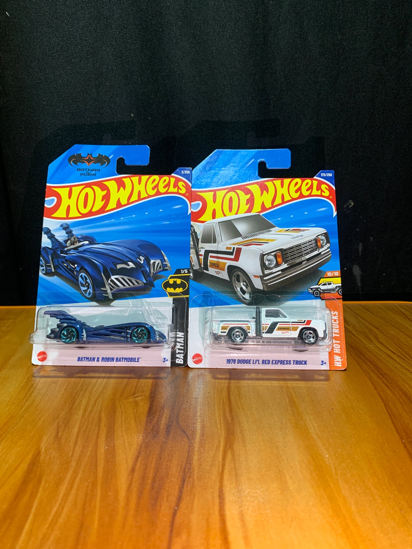 Batman & Robin Batmobile & 1978 Dodge Li’l red express truck Combo