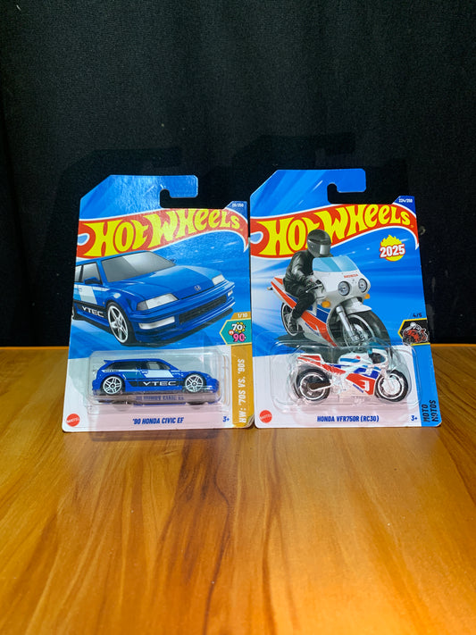 90 Honda Civic EF & Honda VFR750R (RC30) Combo
